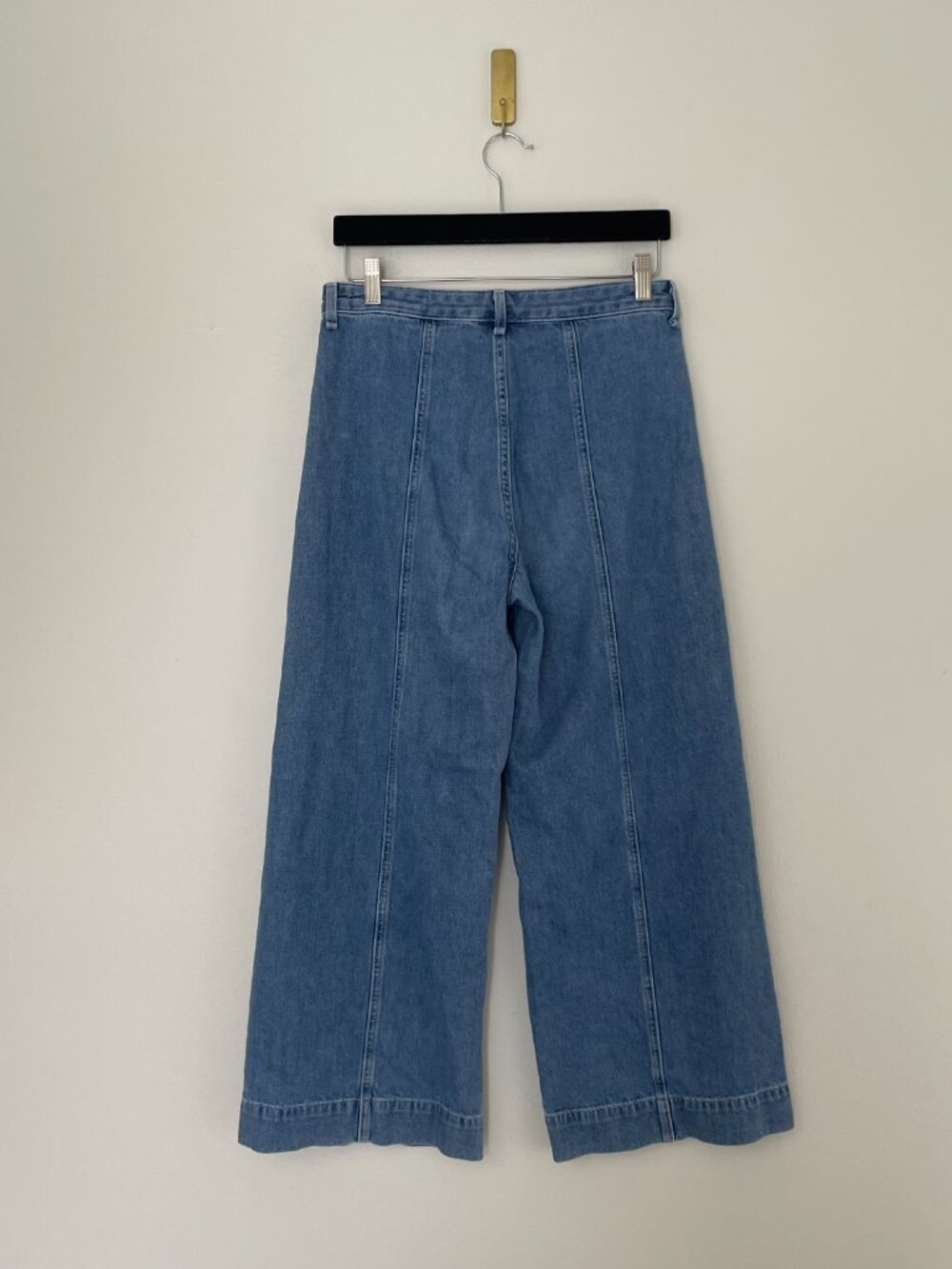 Rag & Bone Maya High Rise Ankle Wide-Leg Jeans in Blue Grass Size 27 - Picture 2 of 8